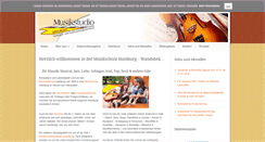 Desktop Screenshot of musikstudio-wandsbek.de